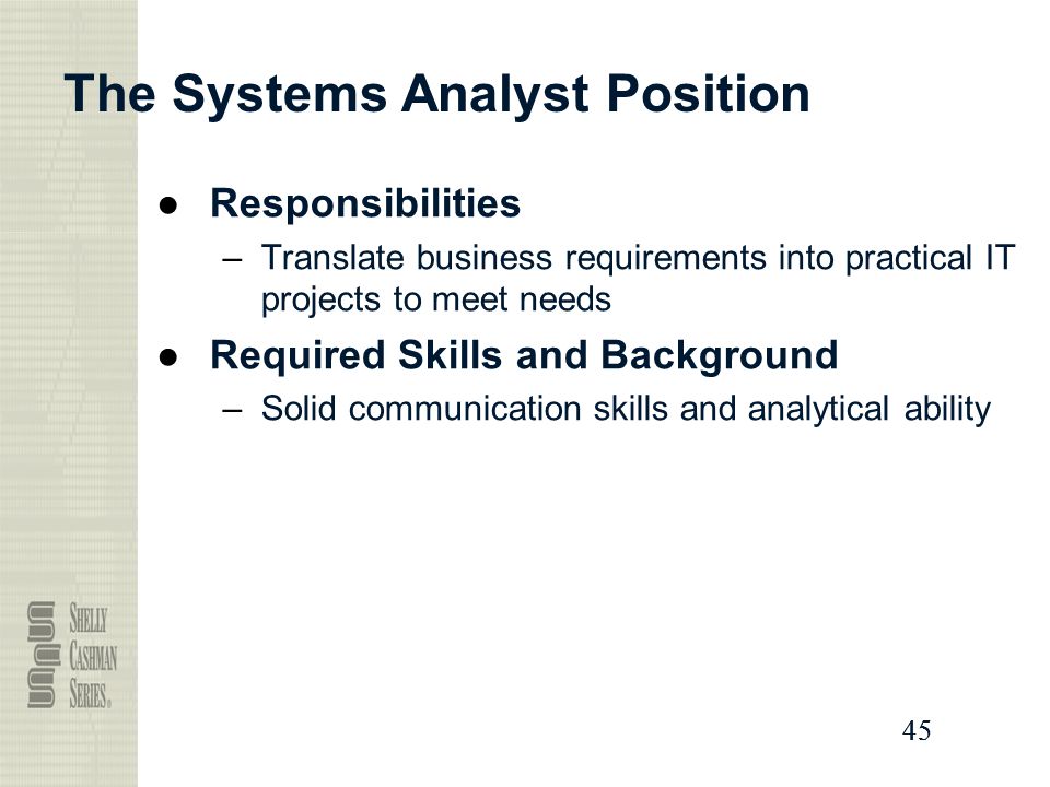Business Analytics / Information Systems